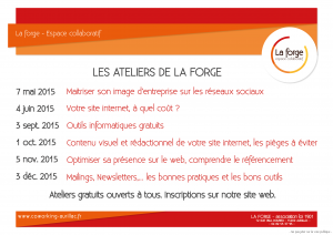 Les ateliers de la Forge à Aurillac - Votre espace de coworking - Ainsi que des formations